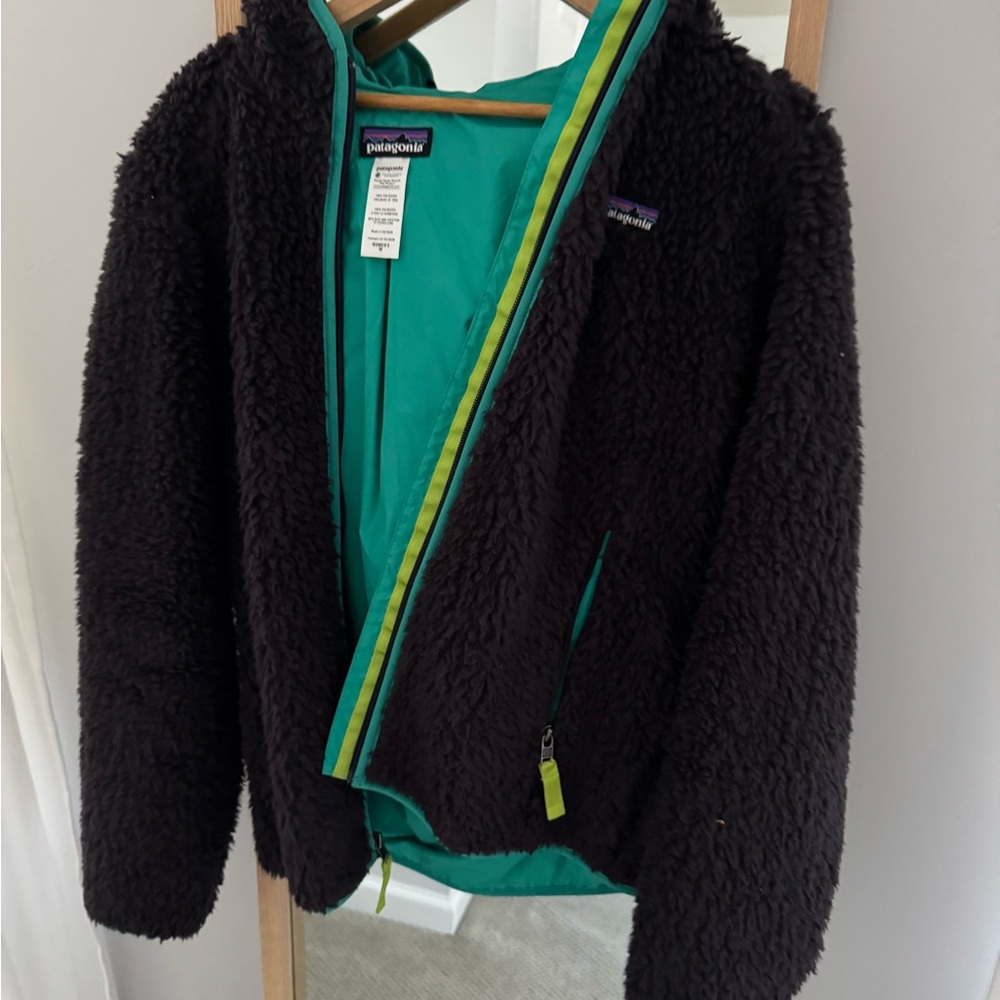 Patagonia Fleece Jacket - Black and Green